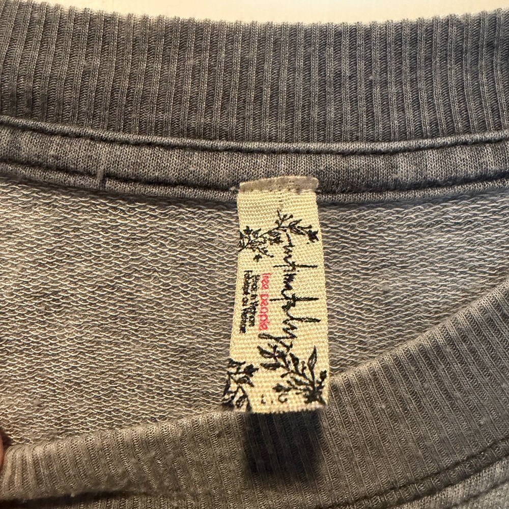 Free People Gray Sleep Tee - Picture 4 of 4